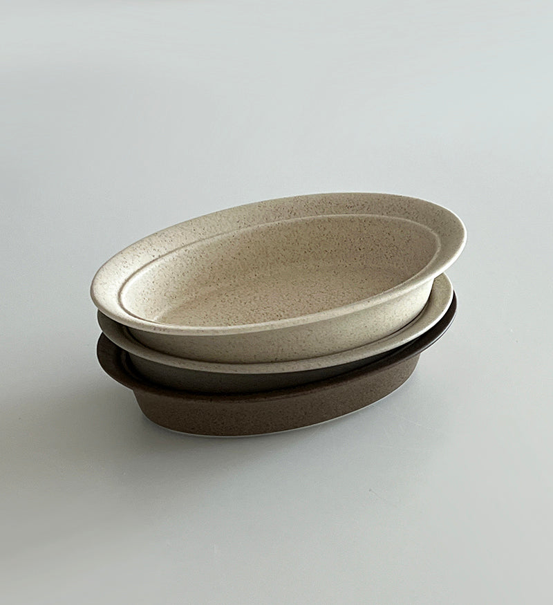 eaR'tH Oval Deep Plate