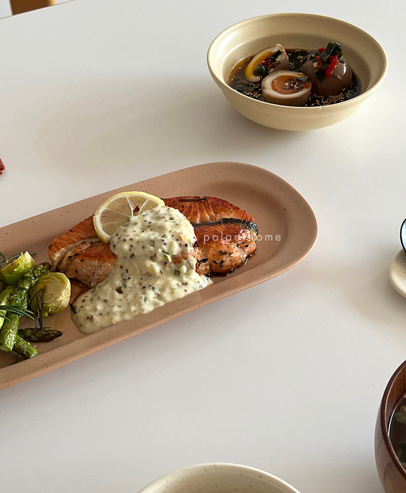 egg L I M | Long plate