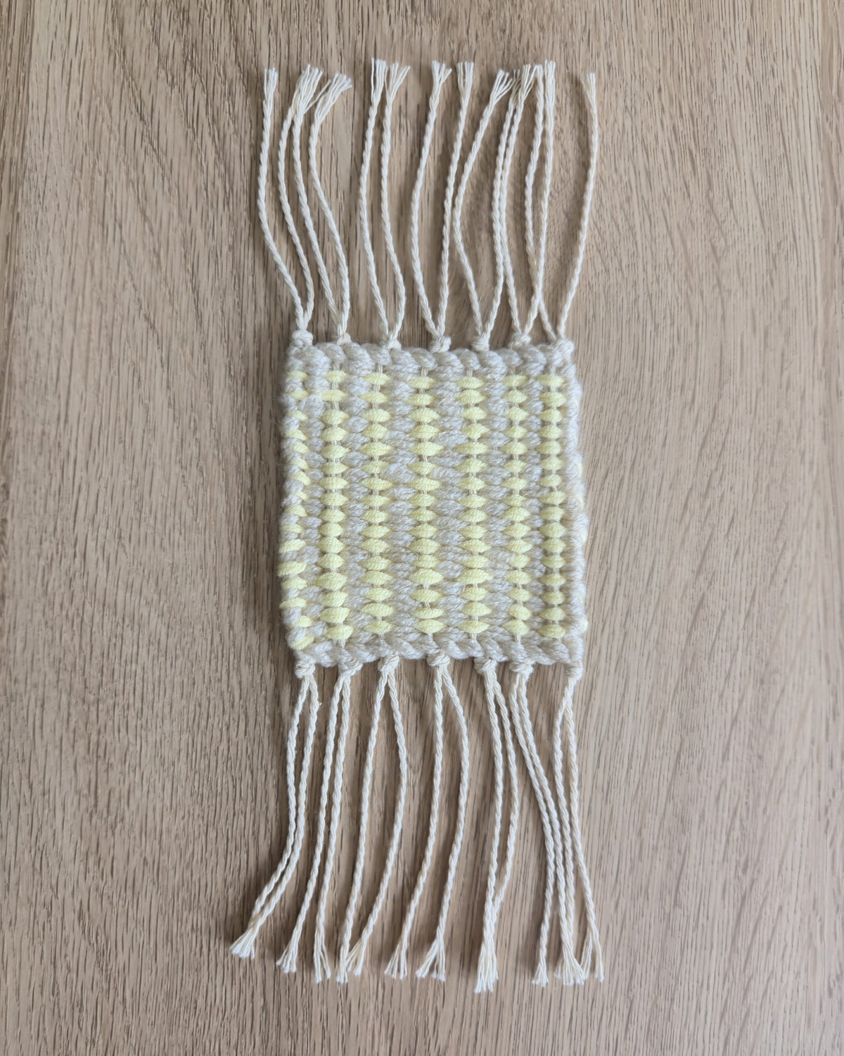 Handwoven coasters / S
