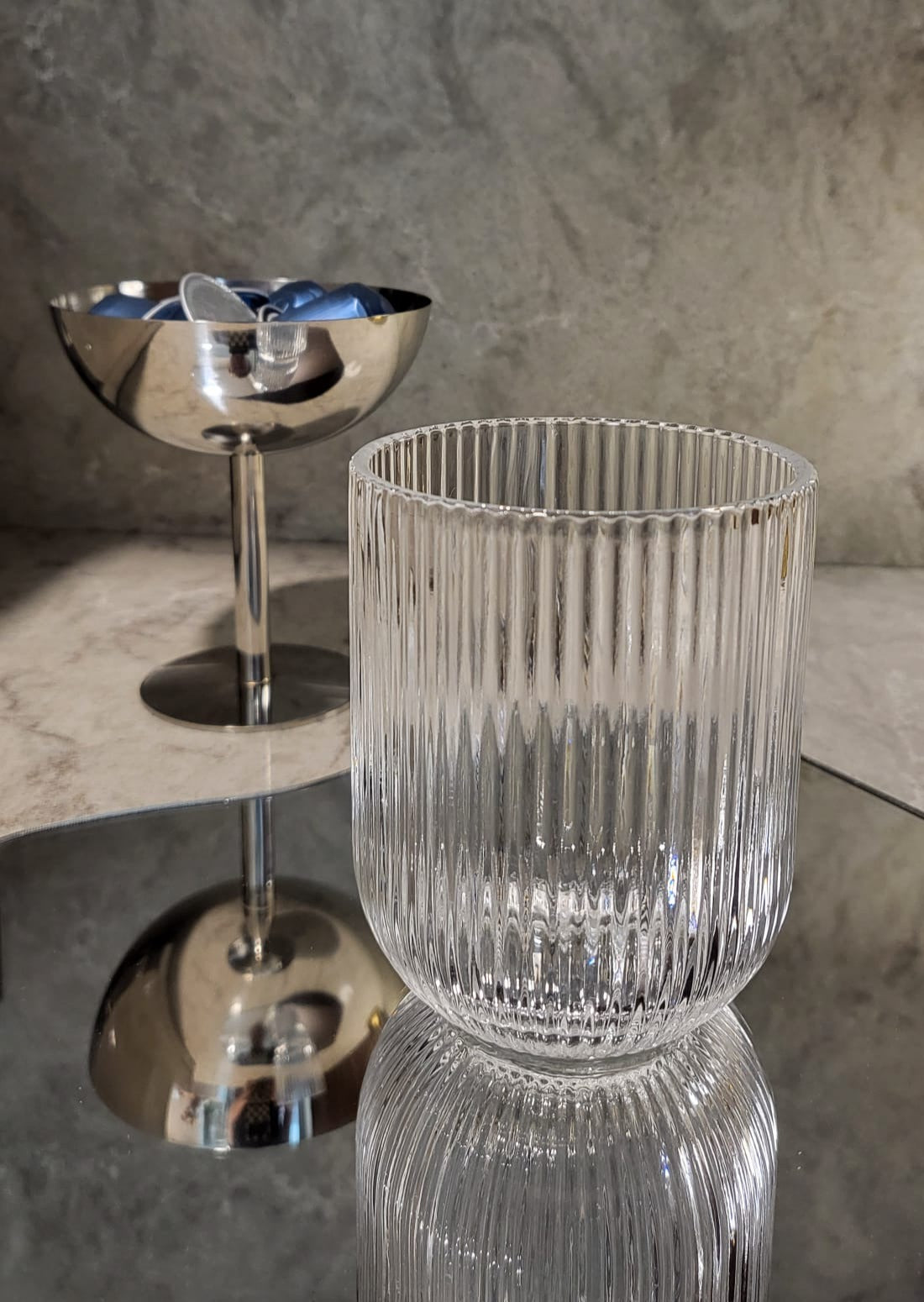 Fluted Glass Tumbler | Short