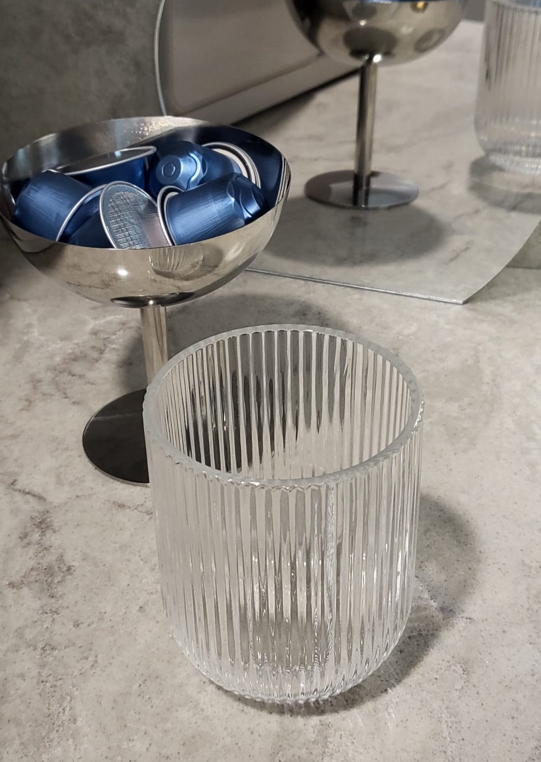 Fluted Glass Tumbler | Short