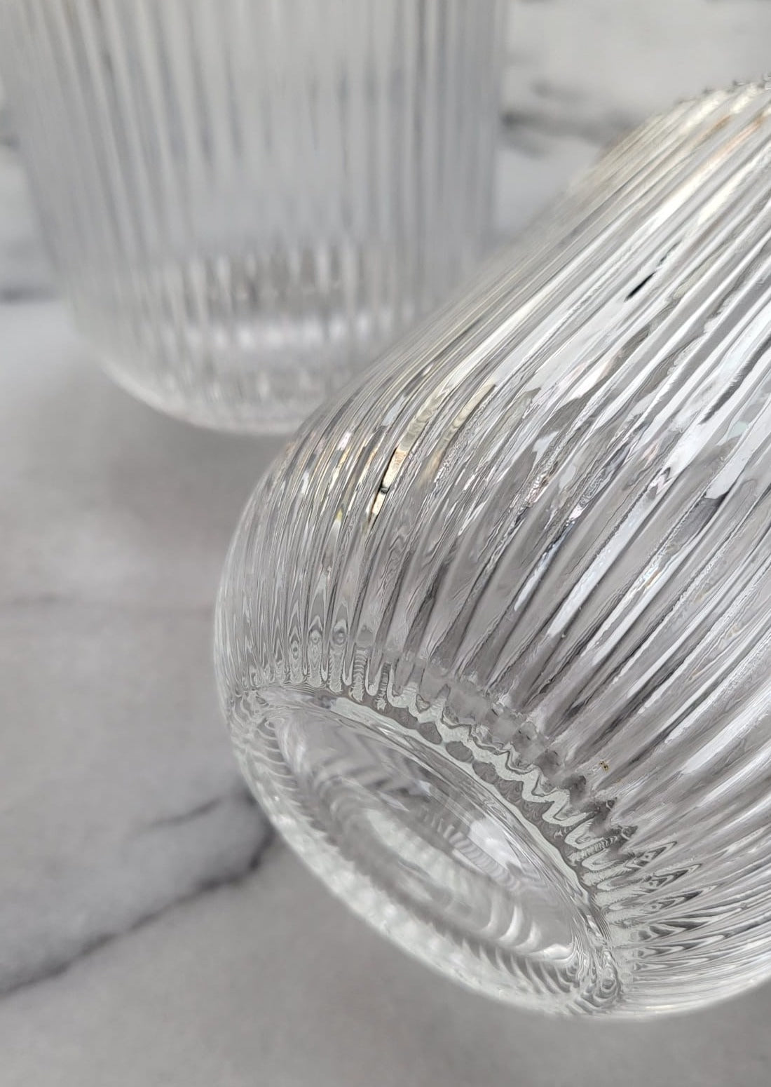 Fluted Glass Tumbler | Tall