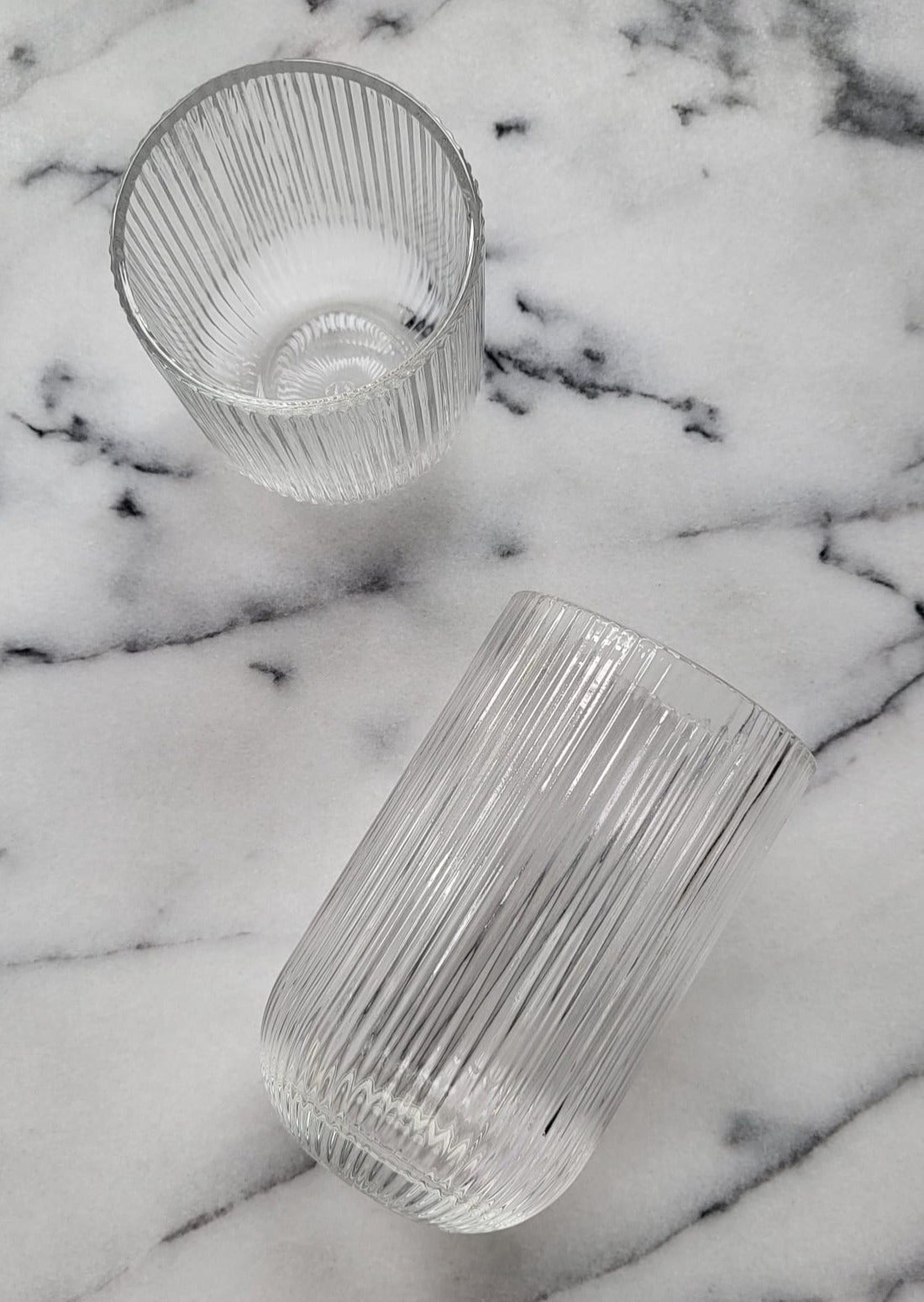 Fluted Glass Tumbler | Tall