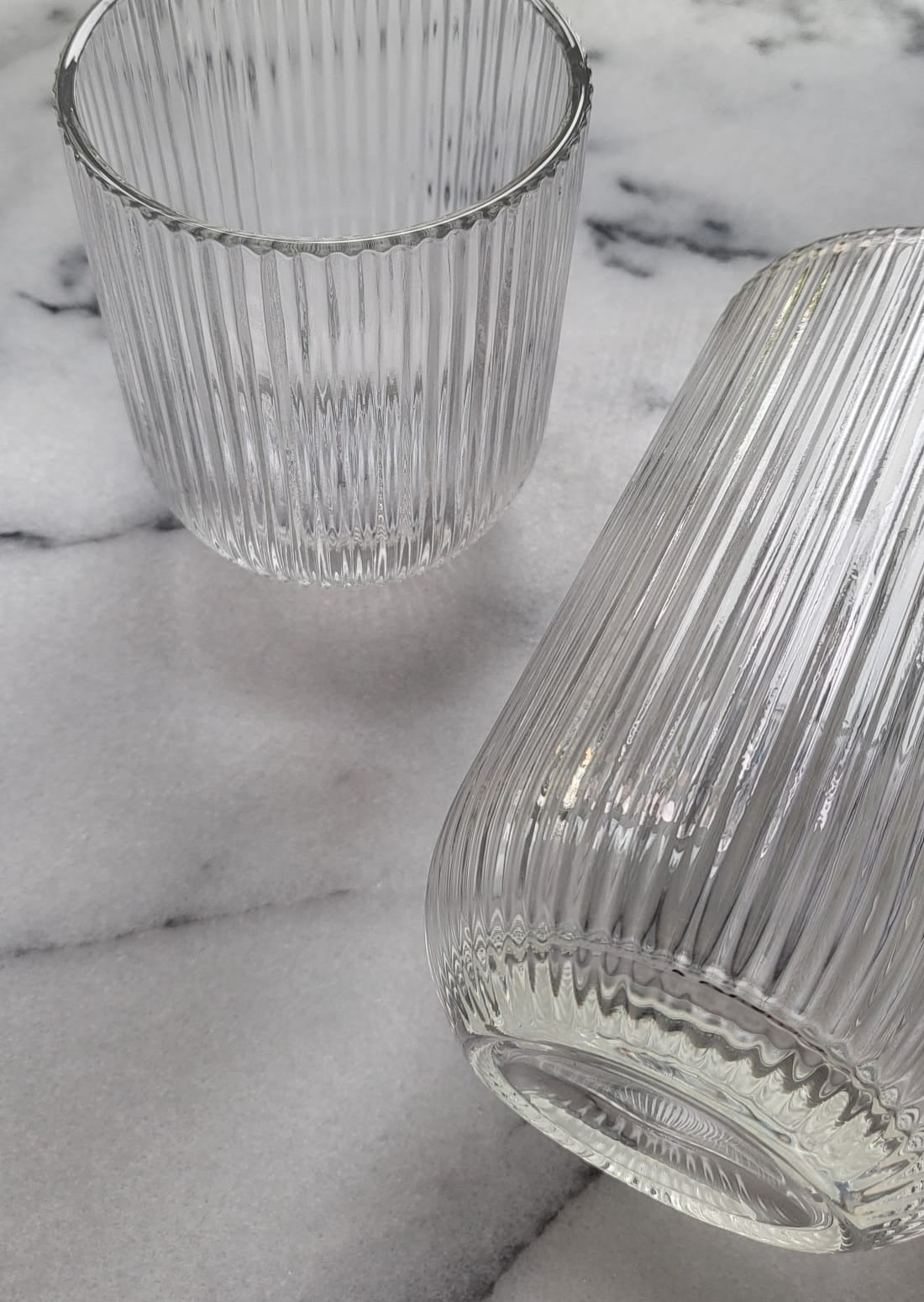 Fluted Glass Tumbler | Tall