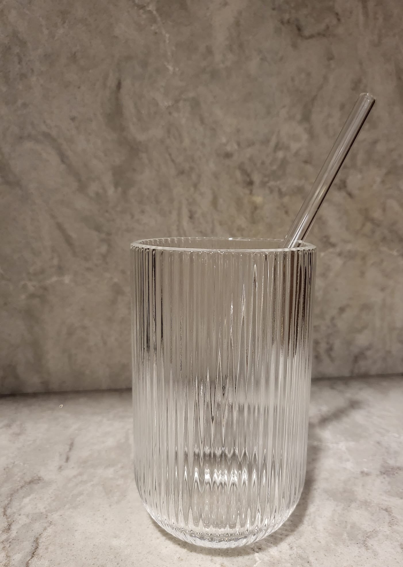 Fluted Glass Tumbler | Tall