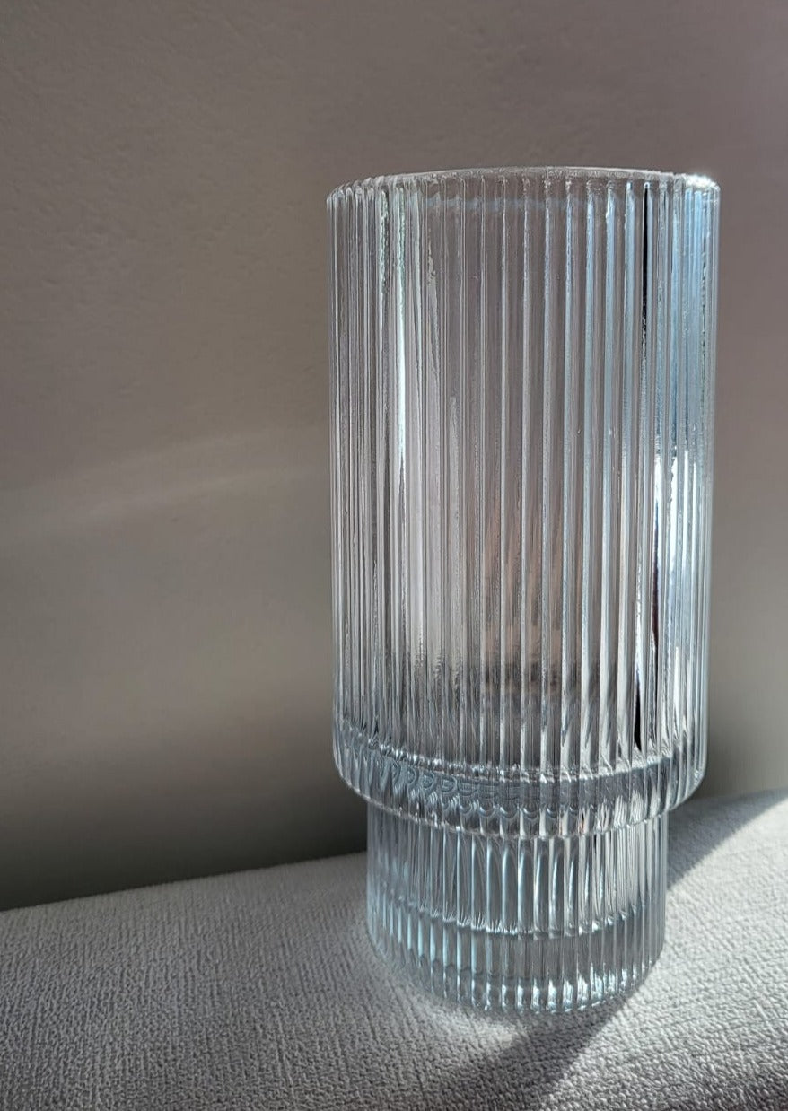 Fluted Drinking Glass