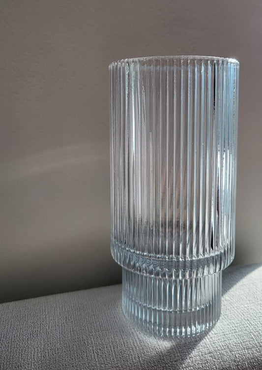 Fluted Drinking Glass