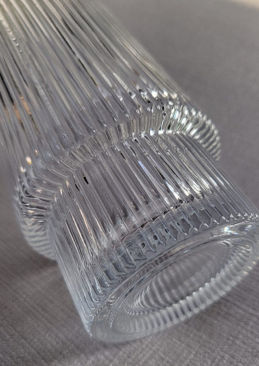 Fluted Drinking Glass