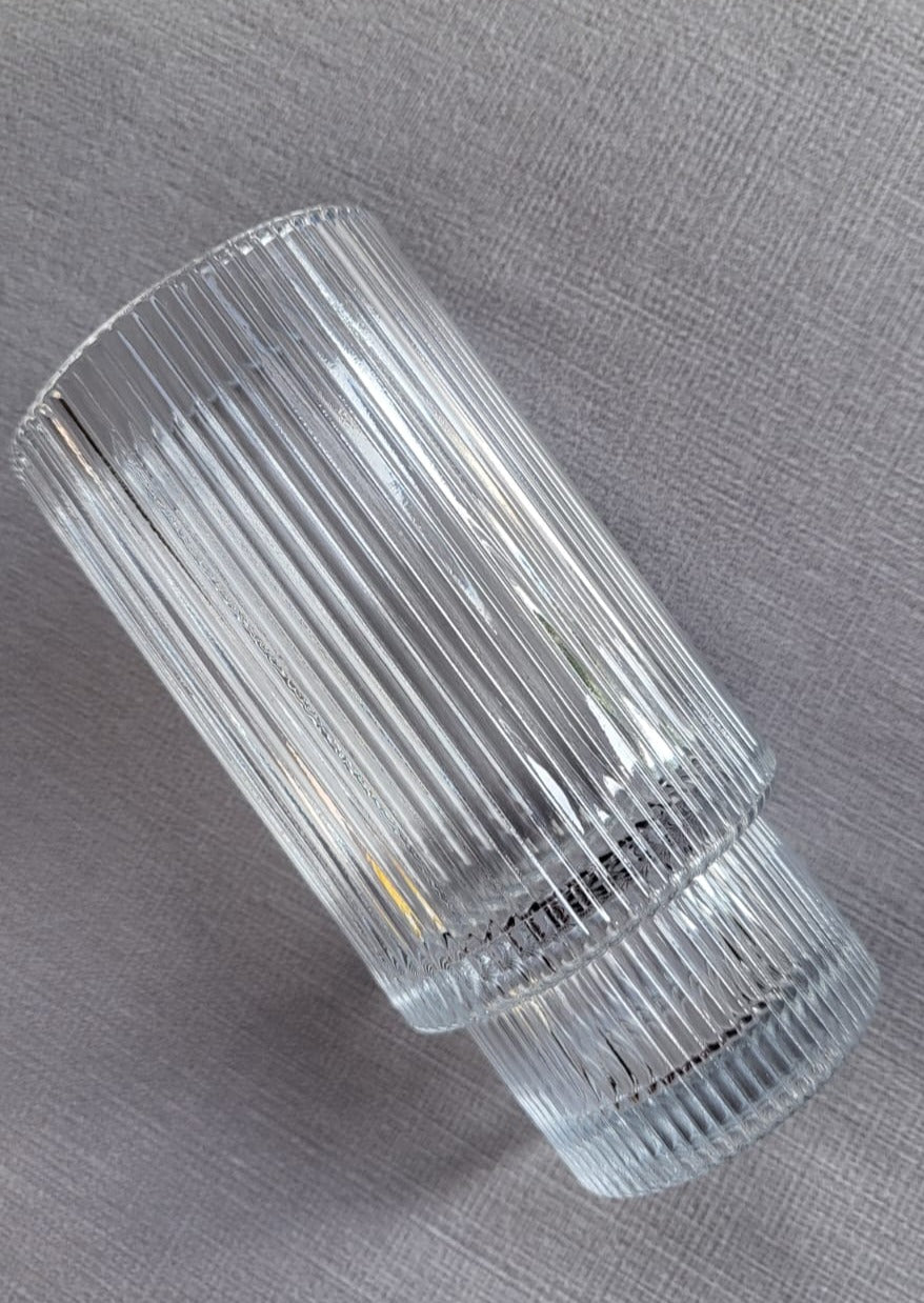 Fluted Drinking Glass