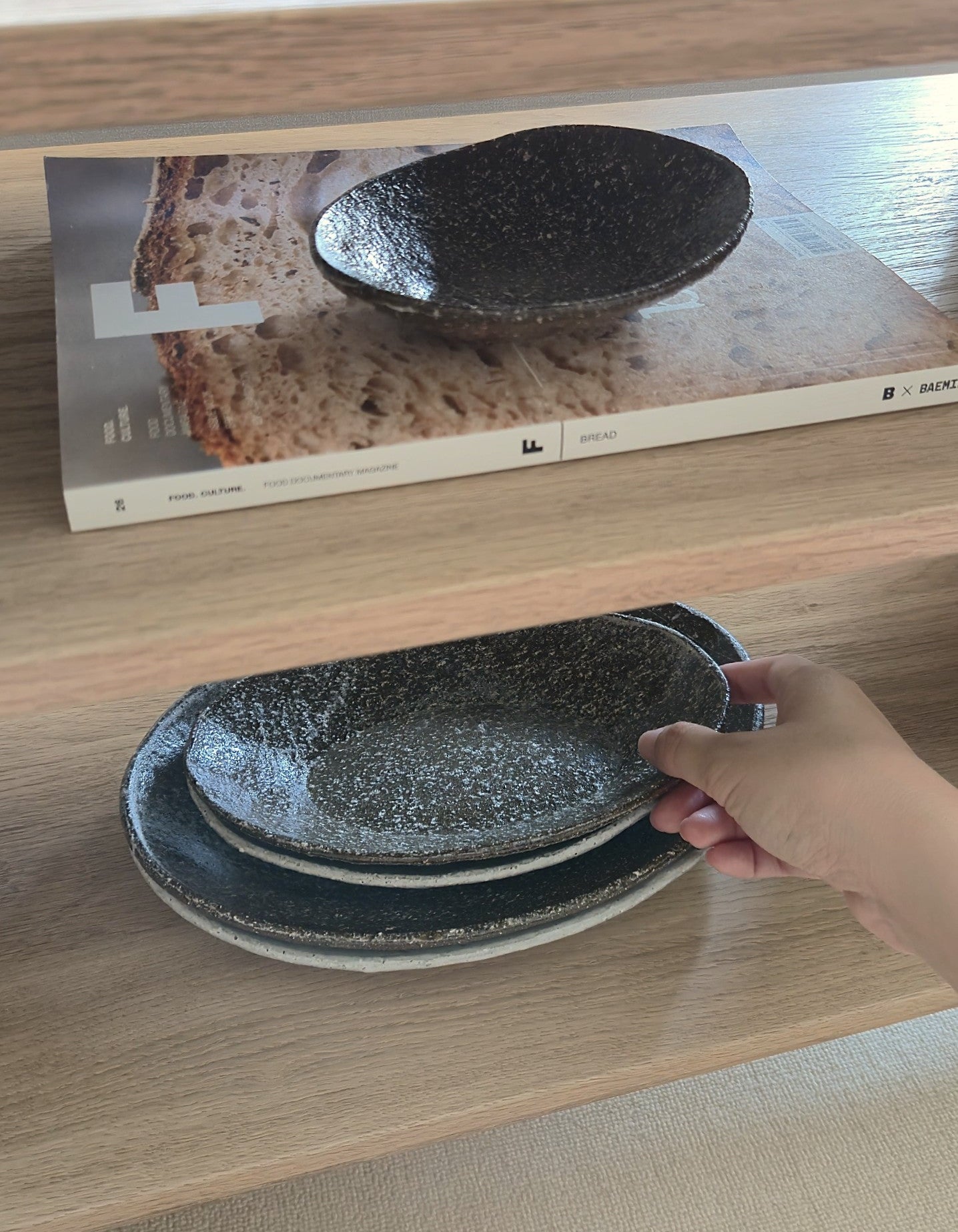 Oval Deep Plate / M