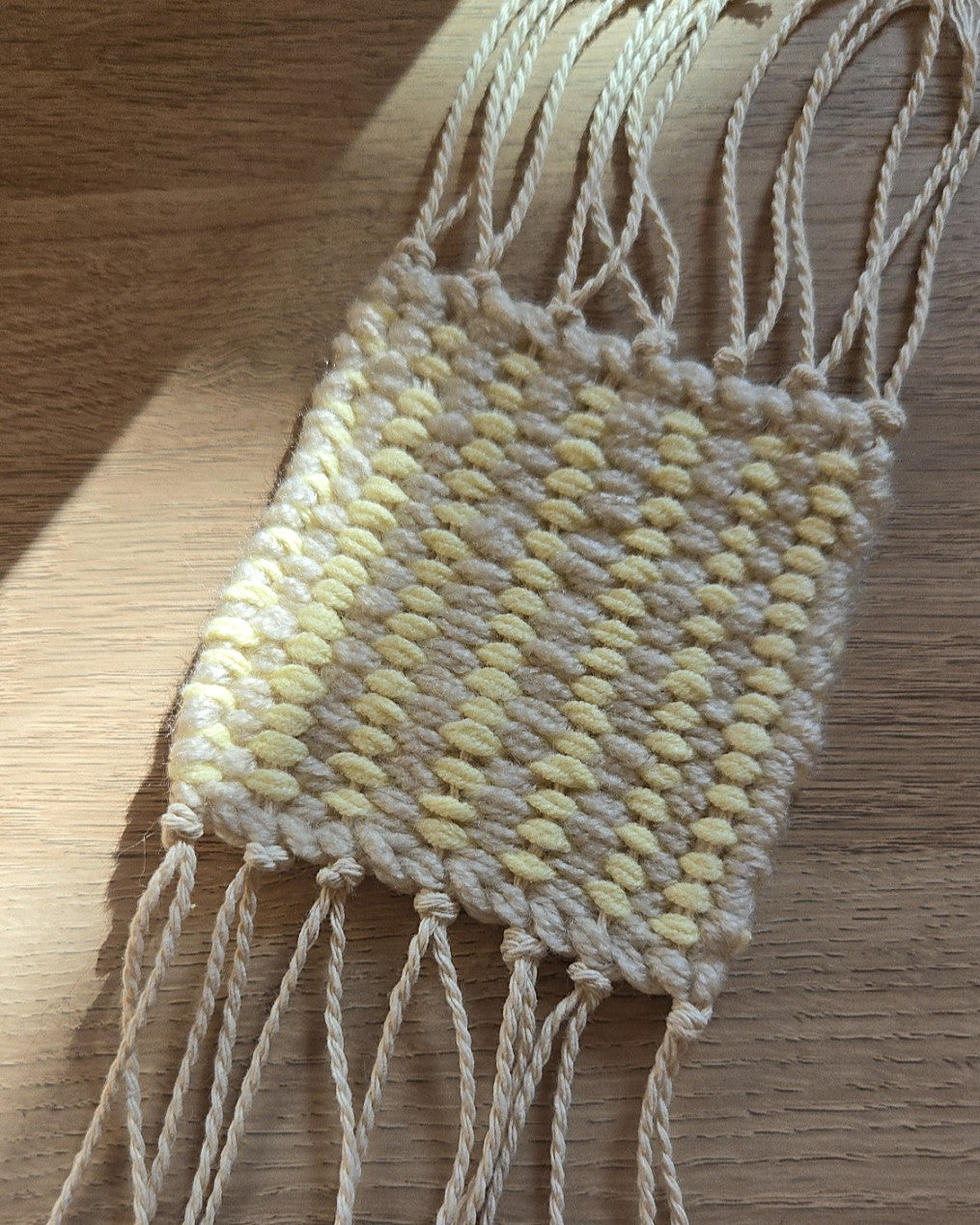 Handwoven coasters / S