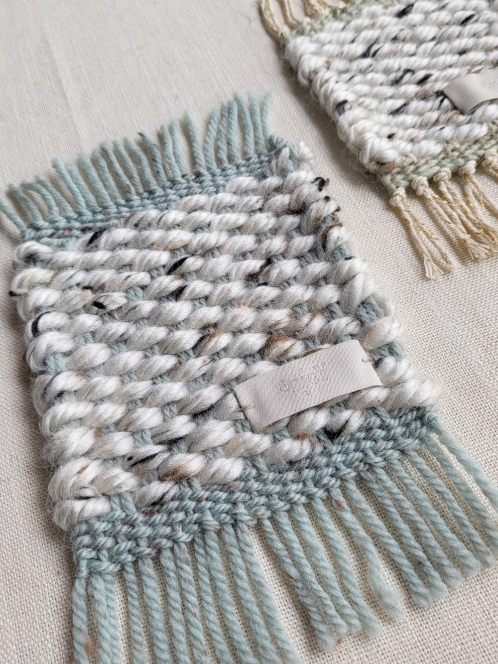 Handwoven coasters